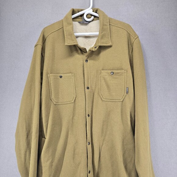 Eddie Bauer Men's Faux Sherling Lined Jacket, 2XL, Dark Tan, NWT - Picture 1 of 11